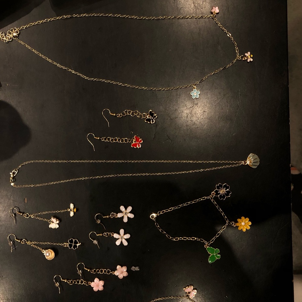 Floral Charm Jewelry
